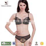 Latest Fashion Very Sexy Push up Women Beautiful Bra Sexy Bra Design Bra & Brief Set thumbnail-1