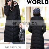 S1002 New Long Section of the Knee Slim Was Thin Hooded Large Fashion Warm Down Jacket Cotton Jacket S1002 thumbnail-6