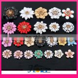 New rhienstone shoe buckle colorful flower loose beads for shoe and bag decoration
