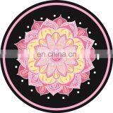 Top Quality Round Suede Natural Rubber Yoga Mat thumbnail-1