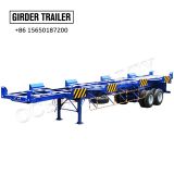 Double axles45ft container bomb cart terminal semi trailer for sale