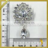 Hot Sale Cheap Elegant Design Crystal Flat Back Rhinestone Brooches for Invitations FB-068 Supplier's Choice thumbnail-3