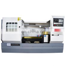China CK6150 flat bed CNC turning center lathe machine metal