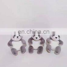 Fast Shipping Cartoon Black Panda Plush Toys Children Girl and Boy Doll Rag Doll Gift Toys Christmas Presents Gifts thumbnail-2