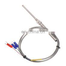 PT100 Probe Thermocouple 3 Wire M8 Thread, Temperature Sensor 0 - 400C Thermal Resistance 1M thumbnail-2