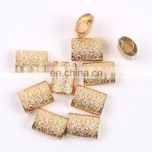 Rose Gold Design Cap Drawstring Jewellery Findings Cord Ends