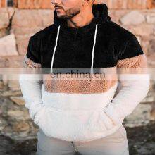 2021 Christmas Spring Amazon Men's European and American Three-color Print Hooded Custom Fashion Casual Sweater Men thumbnail-2