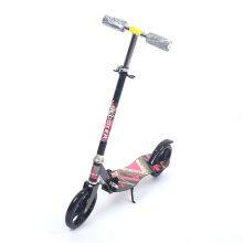 Big Wheels Foot Pedal Urban Scooters Iron Folding Adult Kick Scooter thumbnail-3