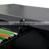 (DL-L4) Black Metal Lateral File Cabinet A4 and Legal Size Document 2,3,4 Drawer thumbnail-4