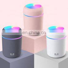Mini Car Air Usb Humidifier Cool Mist Humidifier Changing Light
