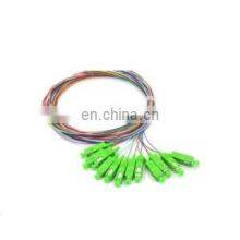 12 Fibers SC APC 9125 Single Mode Color-Coded Fiber Optic Pigtail thumbnail-5