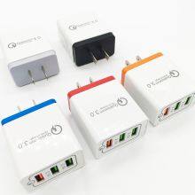 3 USB Port Wall Charger USB Plug Universal Travel Adapter for IPhone for Samsung for Huawei thumbnail-4
