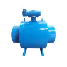 Sales volume exceeds 100 Q361F all welded ball valve natural gas heating worm gear fixed ball valve