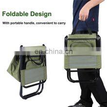 Portable Fishing Chair Folding Cooler Chair Outdoor Picnic Beach Chair Seat thumbnail-2