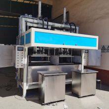 PLC Control Dual Paper Pulp Molding Stations Industrial Paper Pulp Container Trays Egg Tray Making Machine thumbnail-2