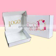 Custom Logo Organizer Luxury Black Gift White Magnetic Jewelry Mailer Pink Packaging Ring Paper Box Jewelry Shipping Mailing Box