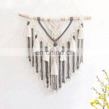 Many Color Macrame Wall Hanging, Hand Woven Tapestry Bedroom Wall Decor thumbnail-1