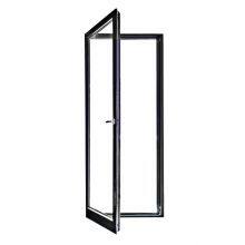 HMK-65 Thermal Break Aluminum Swing Door Garage Patio Door Opener Villa Glass Revolving Aluminum Door thumbnail-2