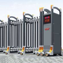 Electric Intelligent Sliding Door Factory Courtyard Translation Linear Door Automatic Aluminum Alloy Factory Gate Electric Telescopic Door thumbnail-2