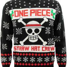 One Piece Men's Premium Knit Sweater Classic Japanese Anime