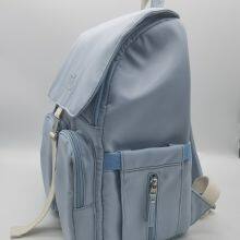 Baby Diaper Bag Double Layer Storage Bag Portable Polyester High-capacity go Out Zipper Pack Diaper Bag thumbnail-4