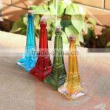 Coloured Eiffel Tower Glass Vase Trumpet Vase