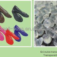 Densidad de la espuma 0.8-0.9 y dureza Shore A 55 60 65 Compuestos de PVC expandido para calzado thumbnail-5