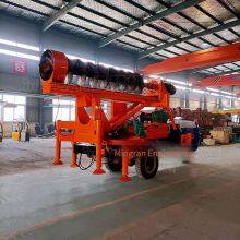 Agricultural Tricycle Modified Pile Driver, Small Foundation Drilling Machine for Civilian Houses, 3-meter Screw Rod Drilling thumbnail-2