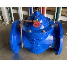 DN100 PN16 Ductile Iron QT450 GGG50 Pneumatic Slow Closing Silencer Hydraulic Control Check Valve thumbnail-2