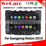 Wecaro WC-SY7070 7" Android 4.4.4 WIFI 3G touch screen car audio player car dvd gps for ssangyong rexton 2014