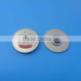 In Stock! United Arab Emirates Stamped Falcon National Day Iron Metal Badge Gold & Silver thumbnail-2