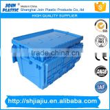 bulk storage containers automotive industrial blue plastic crate
