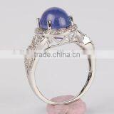 China Professional Fashion Blue Jewelry Star Sapphire Ring thumbnail-5