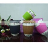 Hot sell existing porcelain coffee mug with silicon lid and handle