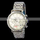 China Factory Oem Chronograph Watch Men in Wristwatches With Own Logo Stainless Steel Band thumbnail-2