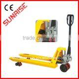 hand pallet truck supper low,pallet jack,manual with CE long fork