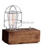 2015 new wood table lamp
