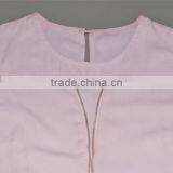 New Style Iron Beads Pink Ladies Georgette Tops Latest Chiffon Tops Quality Choice thumbnail-6