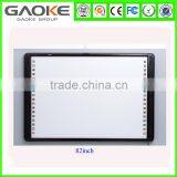 GAOKE Bluetooth Speaker Interactive Whiteboard 82inch 96inch 104inch With Wifi Mic