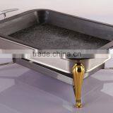 Barbecue Traditional Granite Stone Baking Pan With Frame Non-stick Grill Quality Choice thumbnail-1