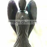 Different Size of Fluorite Carved Angel Wholesale thumbnail-1