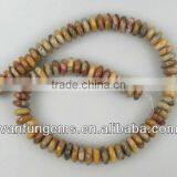 Gemstone Crazy Agate Rondelle Beads for Jewelry thumbnail-1