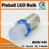 BA9S 44 DC/AC 6.3V Pinball LED Bulb Frosted Non Ghosting Lights