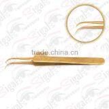 Promotional Item, Stainless Steel Slant Tip Eyelash Tweezers thumbnail-2