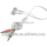 New Portable Flat Cable Earphone Funny Earphones thumbnail-1