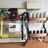 Brass Manifold With Digital Gauge and Ball Valve for Underfloor Heating System thumbnail-3