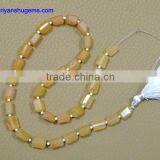 Handmade mm Roll Shaped Yellow Sand Stone Yellow Dongling Roll