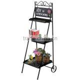 Flower Plant Stand 3 Tier Step Metal Plant Stand thumbnail-1
