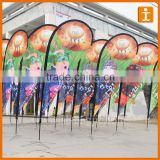 wholesale teardrop flag banners with base