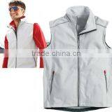 White Waterproof Softshell Mens Vest thumbnail-1